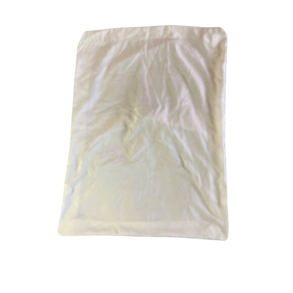 White Satin Standard Pillowcase With Envelope Closure 77c - Picture 1 of 6